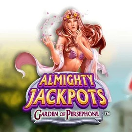 Almighty Jackpots: Garden of Persephone online game logo by Novomatic on betninjaa.com
