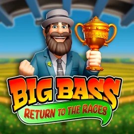 Big Bass Return to the Races slot logo by Pragmatic Play at Betninja Casino