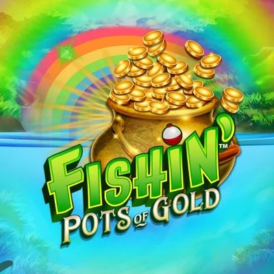 Slots logo of Fishin Pots Of Gold from Gameburger Studios at Betninja Casino