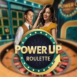 PowerUP Roulette slot logo by Pragmatic Play at Betninja Casino