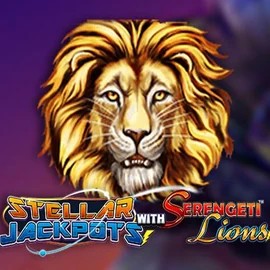 Enjoy Stellar Jackpots with Serengeti Lions by Lightning Box Game – logo hosted on betninjaa.com
