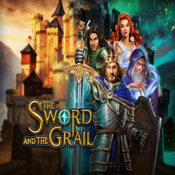 The Sword and the Grail slot logo by Play'n GO at Betninja Casino