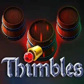 Thimbles online game logo by Evoplay on betninjaa.com
